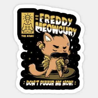 Freddy Meowcury Sticker